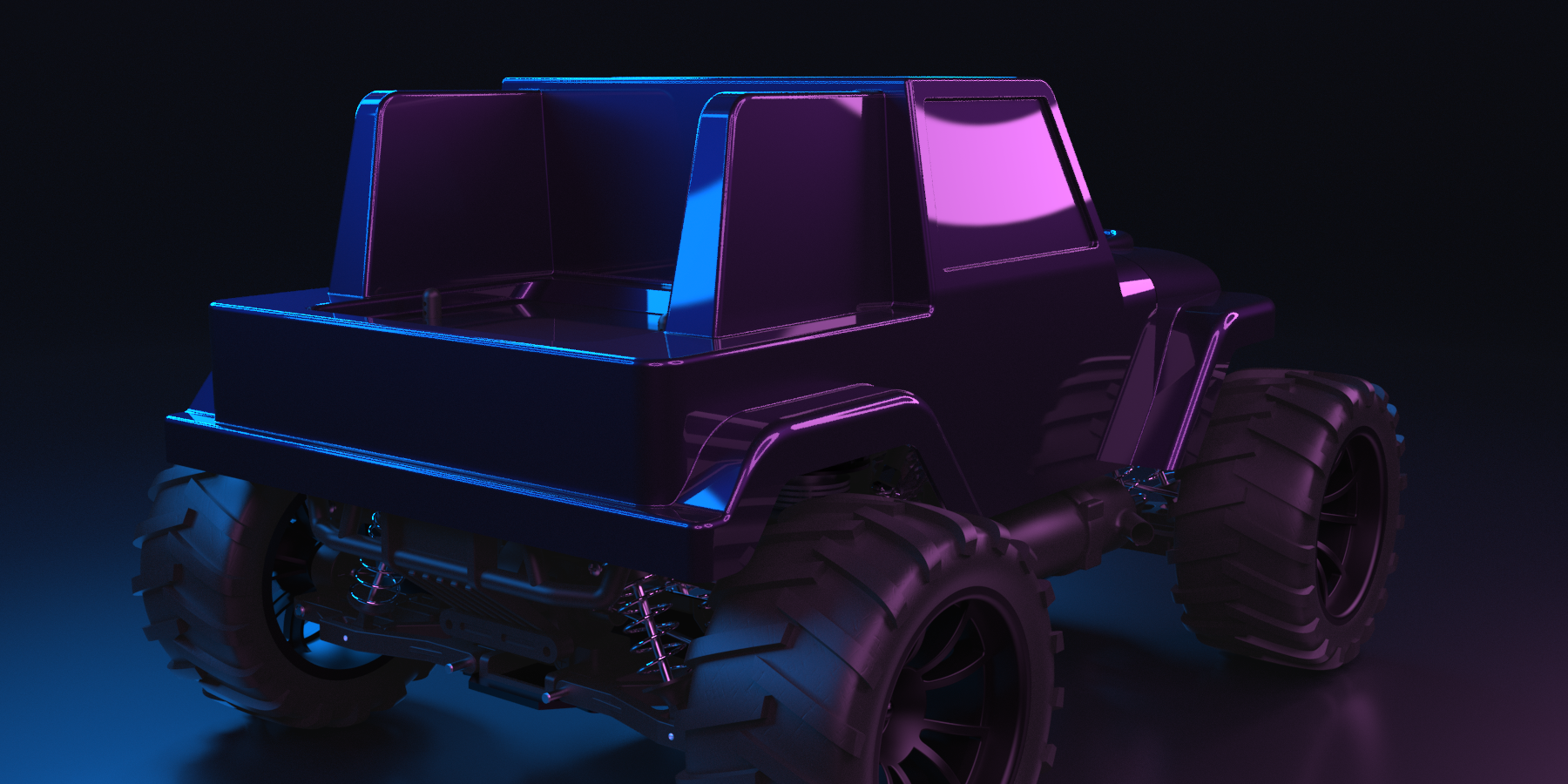 Three-quarter rendering